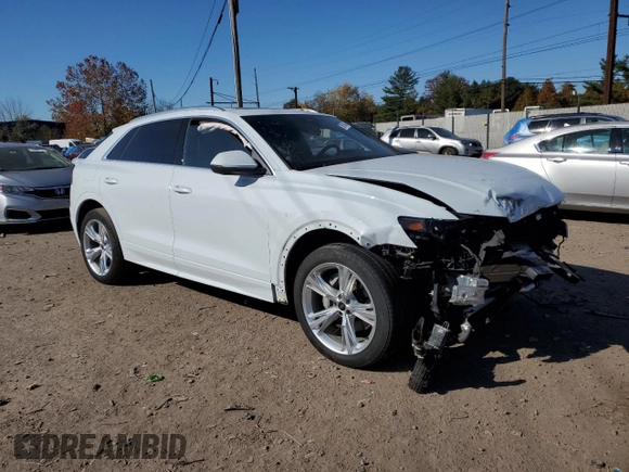 2021 Audi Q8 Premium Plus with VIN WA1BVAF16MD034467, listed as a Copart auction lot 76974524 with 38,272 mi miles and Salvage Title. Bid and sale history available at carsss.com. Image 4.