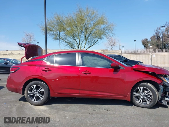 2022 Nissan Sentra SV with VIN 3N1AB8CV4NY294684, listed as a IAAI auction lot 41811877 with 67,585 mi miles and . Bid and sale history available at DreamBid. Image 13.