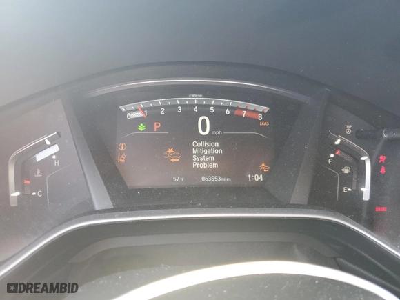 2020 Honda CR-V Touring with VIN 7FARW2H93LE014652, listed as a Copart auction lot 46703465 with 63,553 mi miles and Salvage Title. Bid and sale history available at carsss.com. Image 9.