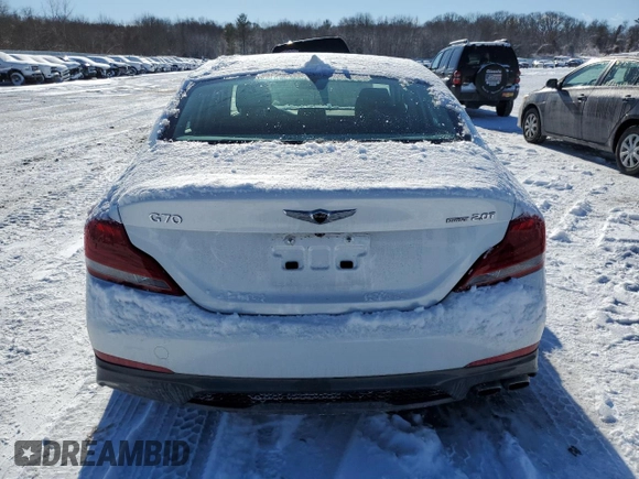 2020 Genesis G70 2.0T z VIN KMTG64LA1LU051157, wystawiony jako Copart lot #89180485 z przebiegiem 29 978 mil mil oraz Szkoda całkowita • Salvage title. Historia ofert i sprzedaży dostępna na DreamBid. Obrazek 6.