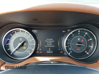 2021 Maserati Ghibli S Q4 GranLusso with VIN ZAM57YTL2M1365779, listed as a Copart auction lot 68241794 with 36,699 mi miles and Salvage Title. Bid and sale history available at carsss.com. Image 9.