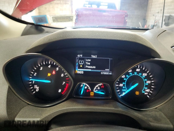 2016 Ford Escape Titanium with VIN 1FMCU9JX4GUB05060, listed as a Copart auction lot 48580915 with 76,800 mi miles and Salvage Title. Bid and sale history available at carsss.com. Image 9.