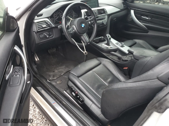 2015 BMW 4 Series 435i with VIN WBA3R1C58FK193458, listed as a Copart auction lot 84920424 with 99,928 mi miles and Salvage Title. Bid and sale history available at carsss.com. Image 8.