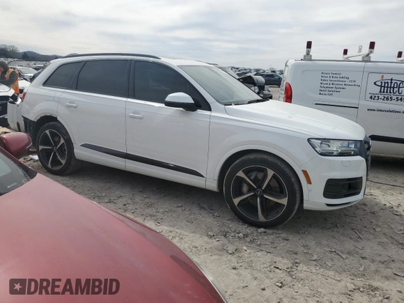 2019 Audi Q7 Prestige with VIN WA1VAAF72KD000231, listed as a Copart auction lot 47942095 with 80,561 mi miles and Salvage Title. Bid and sale history available at carsss.com. Image 4.