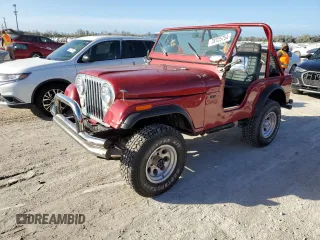 1974 Jeep CJ z VIN J4F835TH01113, wystawiony jako Copart lot #78725754 z przebiegiem 13 233 mil mil oraz Nie do naprawy. Historia ofert i sprzedaży dostępna na DreamBid. Obrazek 1.