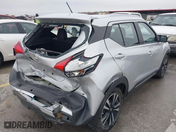 2019 Nissan Kicks S with VIN 3N1CP5CU0KL568570, listed as a IAAI auction lot 41562696 with 85,141 mi miles and . Bid and sale history available at carsss.com. Image 4.