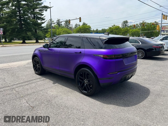 2020 Land Rover Range Rover Evoque SE z VIN SALZP2FX9LH021558, wystawiony jako Copart lot #58984965 z przebiegiem 157 349 mil mil oraz Czysty tytuł • Clean title. Historia ofert i sprzedaży dostępna na DreamBid. Obrazek 3.