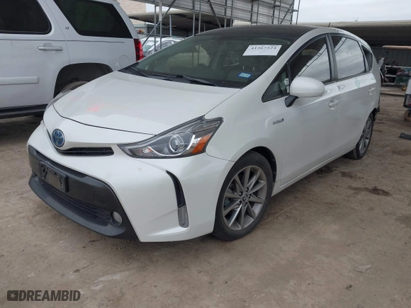 2017 Toyota Prius v Two with VIN JTDZN3EU0HJ071095, listed as a IAAI auction lot 41567524 with 46,892 mi miles. Bid and sale history available at carsss.com. Image 18.