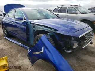 2019 Genesis G70 2.0T Advanced with VIN KMTG44LA1KU022519, listed as a Copart auction lot 72621702 with 29,673 mi miles. Bid and sale history available at carsss.com. Image 4.