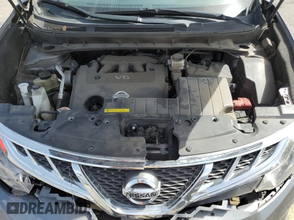 2014 Nissan Murano SV with VIN JN8AZ1MU4EW416929, listed as a Copart auction lot 71311544 with 101,946 mi miles and Salvage Title. Bid and sale history available at carsss.com. Image 12.