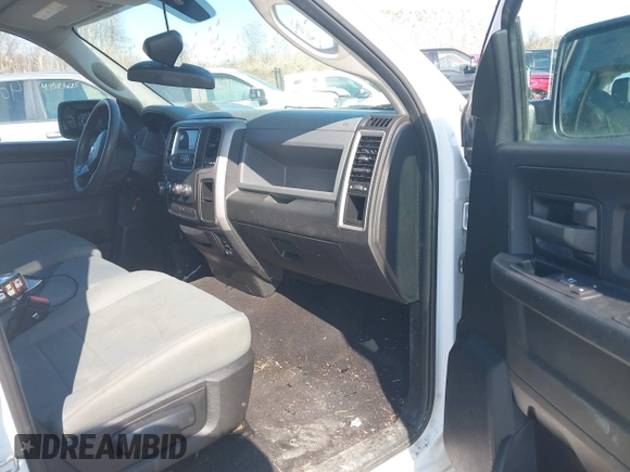 2018 Ram 1500 Express with VIN 1C6RR7FT4JS284558, listed as a IAAI auction lot 41649803 with 156,086 mi miles. Bid and sale history available at carsss.com. Image 5.