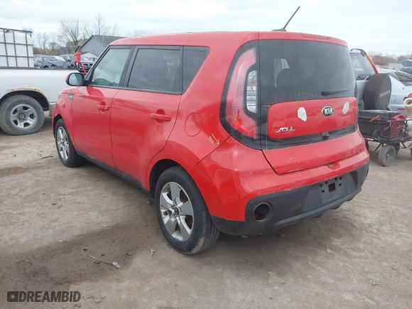 2019 Kia Soul with VIN KNDJN2A29K7686602, listed as a IAAI auction lot 41997066 with 122,125 mi miles. Bid and sale history available at carsss.com. Image 3.