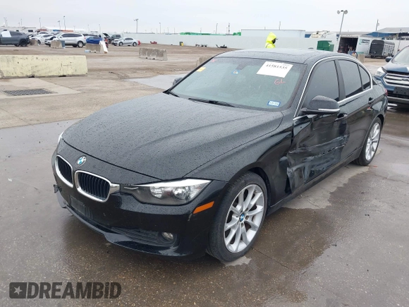 2015 BMW 3 Series 320i with VIN WBA3B1G5XFNT02032, listed as a IAAI auction lot 41581535 with 170,114 mi miles. Bid and sale history available at carsss.com. Image 2.