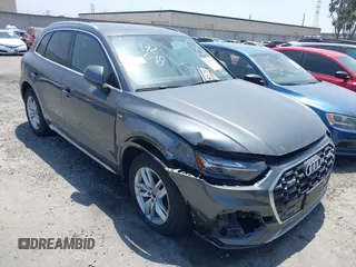 2022 Audi Q5 S line Premium z VIN WA1GAAFY3N2088773, wystawiony jako IAAI lot #41969990 z przebiegiem 22 922 mil mil oraz . Historia ofert i sprzedaży dostępna na DreamBid. Obrazek 1.