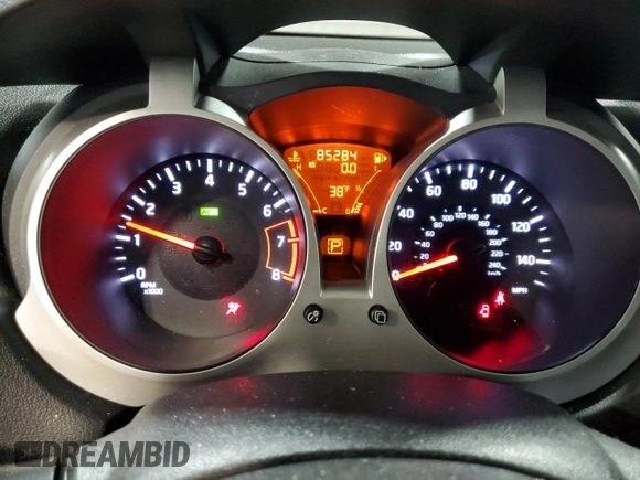 2014 Nissan Juke Nismo with VIN JN8AF5MV7ET480022, listed as a Copart auction lot 41761635 with 85,284 mi miles and Clean Title. Bid and sale history available at DreamBid. Image 9.