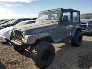 1997 Jeep Wrangler Sport with VIN 1J4FY19S5VP520801, listed as a Copart auction lot 75301274 with 0 mi miles and Non Repairable. Bid and sale history available at carsss.com. Image 1.