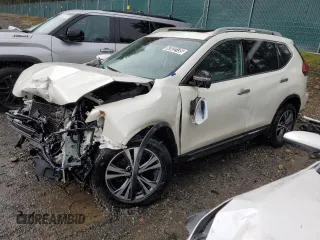 2017 Nissan Rogue SL with VIN 5N1AT2MV4HC761861, listed as a Copart auction lot 52022135 with 0 mi miles and Clean Title. Bid and sale history available at carsss.com. Image 1.
