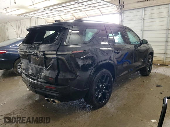 2024 Chevrolet Traverse FWD RS с VIN 1GNERLKS7RJ232783, выставлен на аукционе Copart как лот 55568235 с пробегом 8 594 миль миль и Списание • Salvage title. История ставок и продаж доступна на DreamBid. Изображение 3.