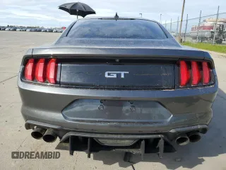 2020 Ford Mustang GT with VIN 1FA6P8CF3L5177093, listed as a Copart auction lot 50061925 with 44,749 mi miles and Salvage Title. Bid and sale history available at DreamBid. Image 6.