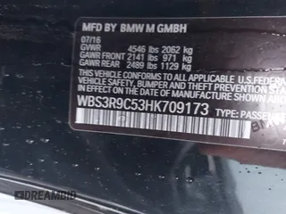2017 BMW M4 z VIN WBS3R9C53HK709173, wystawiony jako IAAI lot #41978162 z przebiegiem 105 427 mil mil oraz . Historia ofert i sprzedaży dostępna na DreamBid. Obrazek 9.