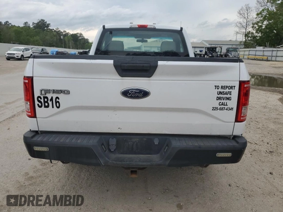 2016 Ford F-150 XL with VIN 1FTMF1CPXGKD34131, listed as a Copart auction lot 50490935 with 117,421 mi miles and Salvage Title. Bid and sale history available at carsss.com. Image 6.