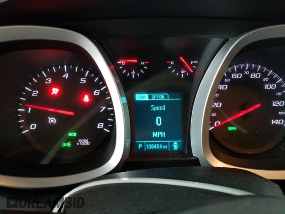 2016 Chevrolet Equinox LT z VIN 2GNALCEK0G6279742, wystawiony jako Copart lot #57786595 z przebiegiem 108 404 mil mil oraz Czysty tytuł • Clean title. Historia ofert i sprzedaży dostępna na DreamBid. Obrazek 9.