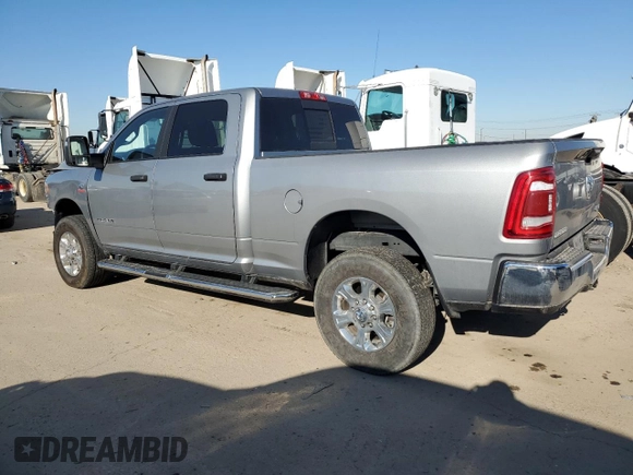 2024 Ram 2500 Big Horn with VIN 3C6UR5DL5RG324473, listed as a Copart auction lot 42043435 with 25,370 mi miles and Salvage Title. Bid and sale history available at carsss.com. Image 2.