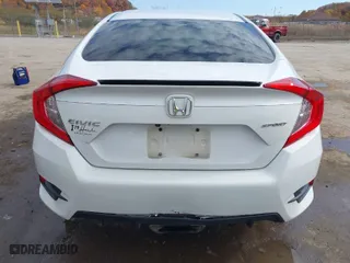 2019 Honda Civic Sedan Sport with VIN 2HGFC2F84KH557097, listed as a IAAI auction lot 40681279 with 177,696 mi miles. Bid and sale history available at carsss.com. Image 6.