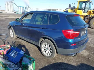2013 BMW X3 xDrive28i with VIN 5UXWX9C54D0A26478, listed as a IAAI auction lot 41909253 with 125,938 mi miles. Bid and sale history available at carsss.com. Image 3.