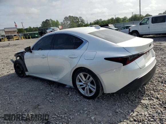 2021 Lexus IS 300 with VIN JTHAA1D20M5116163, listed as a Copart auction lot 53622895 with 79,091 mi miles and Salvage title. Bid and sale history available at DreamBid. Image 2.