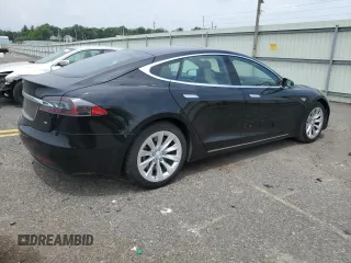 2016 Tesla Model S 70 with VIN 5YJSA1E14GF162187, listed as a Copart auction lot 59308185 with 98,088 mi miles and Salvage title. Bid and sale history available at DreamBid. Image 3.