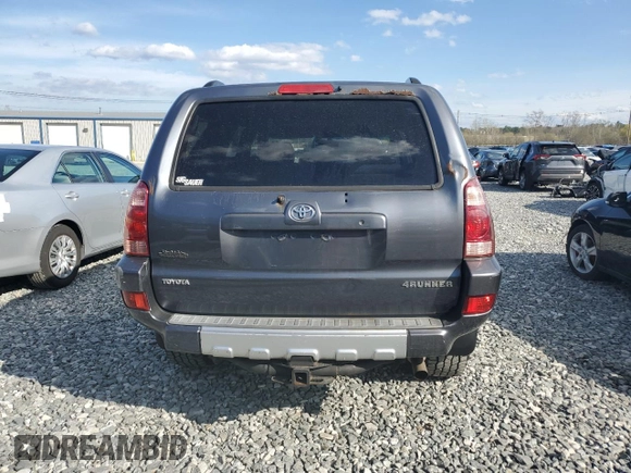 2004 Toyota 4Runner SR5 with VIN JTEBT14R548013439, listed as a Copart auction lot 54211795 with 262,555 mi miles and Clean Title. Bid and sale history available at DreamBid. Image 6.