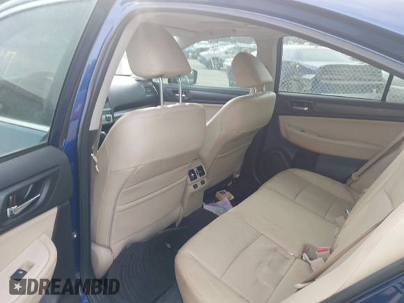 2017 Subaru Legacy Limited with VIN 4S3BNEN63H3012786, listed as a IAAI auction lot 41422437 with 1 mi miles. Bid and sale history available at carsss.com. Image 8.