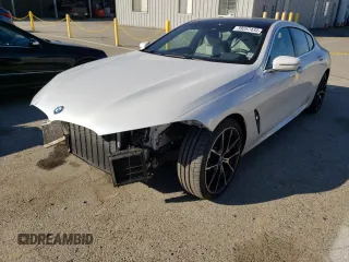 2020 BMW 8 Series M850i with VIN WBAGV8C01LCE08939, listed as a Copart auction lot 39257433 with 45,561 mi miles. Bid and sale history available at carsss.com. Image 1.