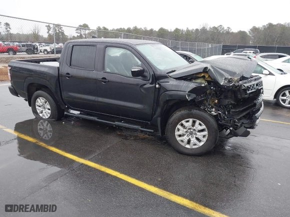2024 Nissan Frontier PRO-4X with VIN 1N6ED1EK5RN605994, listed as a IAAI auction lot 41407276 with 34,335 mi miles. Bid and sale history available at carsss.com. Image 1.