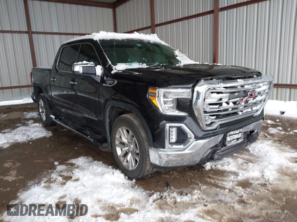 2020 GMC Sierra 1500 SLT with VIN 3GTP8DED3LG180777, listed as a IAAI auction lot 41296271 with 109,457 mi miles and . Bid and sale history available at DreamBid. Image 1.
