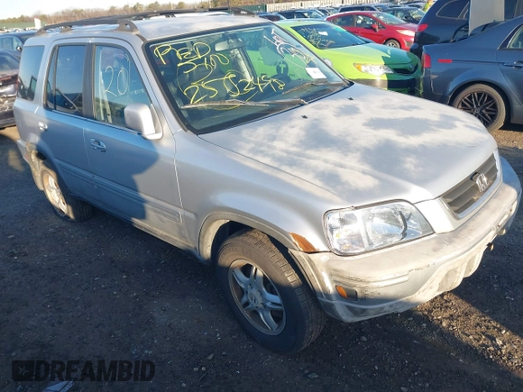 2001 Honda CR-V SE with VIN JHLRD18791S018055, listed as a IAAI auction lot 41766511 with 999,999 mi miles. Bid and sale history available at carsss.com. Image 1.