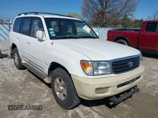 2000 Toyota Land Cruiser with VIN JT3HT05J5Y0126396, listed as a IAAI auction lot 41986185 with 201,156 mi miles. Bid and sale history available at carsss.com. Image 1.