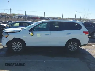 2016 Nissan Pathfinder S with VIN 5N1AR2MN7GC638875, listed as a IAAI auction lot 41996143 with 92,637 mi miles and . Bid and sale history available at DreamBid. Image 14.