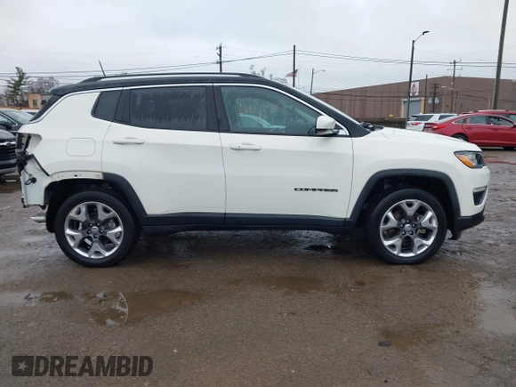 2020 Jeep Compass Limited with VIN 3C4NJDCB3LT120356, listed as a IAAI auction lot 41786779 with 32,396 mi miles and . Bid and sale history available at DreamBid. Image 13.