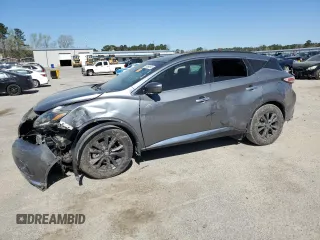 2018 Nissan Murano SV z VIN 5N1AZ2MG1JN128986, wystawiony jako Copart lot #50598595 z przebiegiem 118 764 mil mil oraz Szkoda całkowita • Salvage title. Historia ofert i sprzedaży dostępna na DreamBid. Obrazek 1.