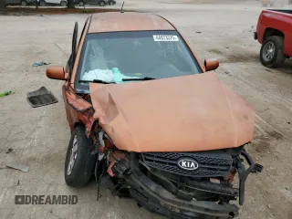 2009 Kia Rio LX with VIN KNADE243196548504, listed as a Copart auction lot 44073375 with 0 mi miles and Salvage Title. Bid and sale history available at carsss.com. Image 5.