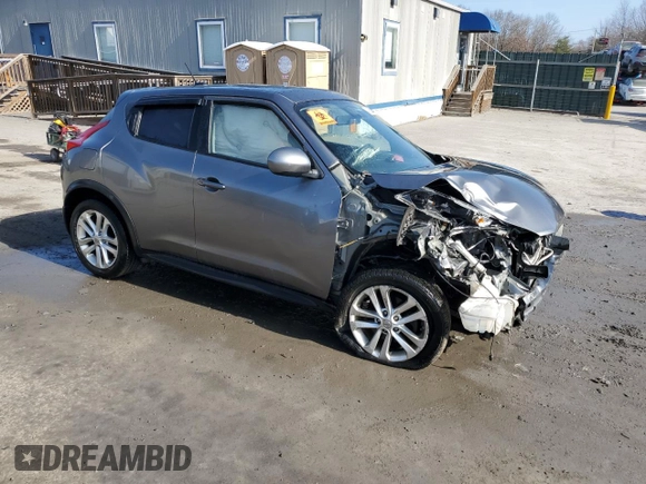 2014 Nissan Juke SL with VIN JN8AF5MV6ET484093, listed as a Copart auction lot 49223005 with Not Provided miles and Salvage Title. Bid and sale history available at DreamBid. Image 4.