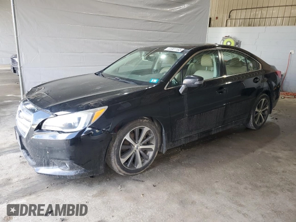 2017 Subaru Legacy Limited with VIN 4S3BNAN6XH3040822, listed as a Copart auction lot 55981165 with 108,294 mi miles and Salvage title. Bid and sale history available at DreamBid. Image 1.