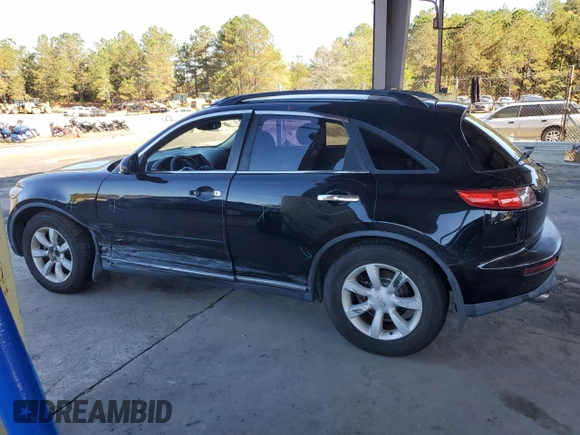 2005 Infiniti FX с VIN JNRAS08U65X102360, выставлен на аукционе Copart как лот 79888454 с пробегом 249 693 миль миль и Списание • Salvage title. История ставок и продаж доступна на DreamBid. Изображение 2.