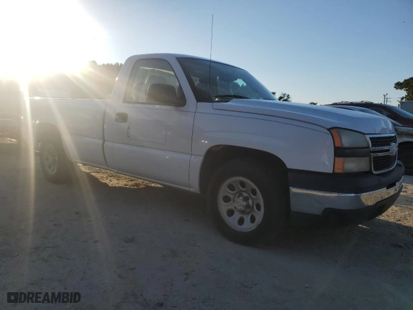 2006 Chevrolet Silverado 1500 Work Truck with VIN 3GCEC14X76G263200, listed as a Copart auction lot 74415544 with 0 mi miles and Clean Title. Bid and sale history available at carsss.com. Image 4.