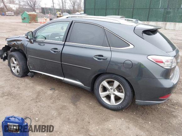 2010 Lexus RX 350 with VIN 2T2BK1BA0AC075606, listed as a IAAI auction lot 41928981 with 103,386 mi miles. Bid and sale history available at carsss.com. Image 3.