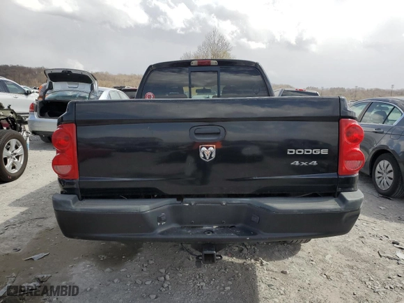 2006 Dodge Dakota SLT with VIN 1D7HW48N36S507891, listed as a Copart auction lot 49534175 with 201,034 mi miles and Clean Title. Bid and sale history available at carsss.com. Image 6.