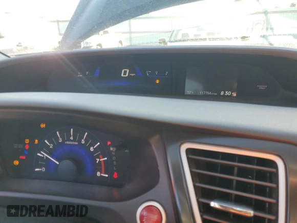 2015 Honda Civic EX-L with VIN 19XFB2F94FE214043, listed as a Copart auction lot 53528065 with 120,000 mi miles and Salvage Title. Bid and sale history available at carsss.com. Image 9.