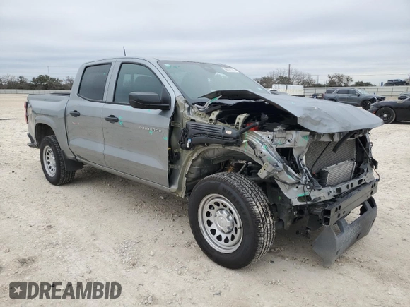 2023 Chevrolet Colorado 2WD Work Truck with VIN 1GCPSBEK4P1268746, listed as a Copart auction lot 88691125 with 12,161 mi miles and Salvage title. Bid and sale history available at DreamBid. Image 4.